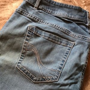 Stone washed jeans/Capri